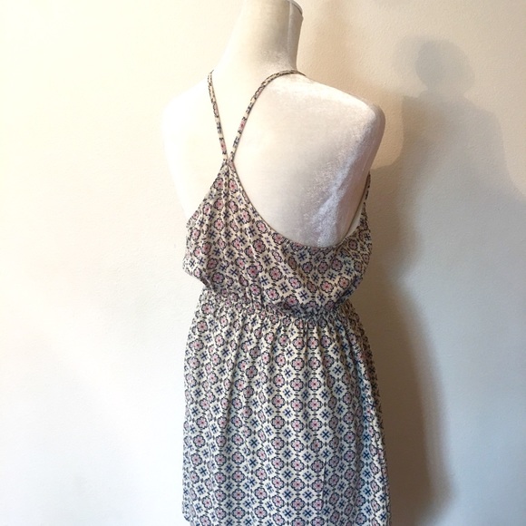 Soprano Pale Yellow Boho Midi Summer Dress - Picture 6 of 10